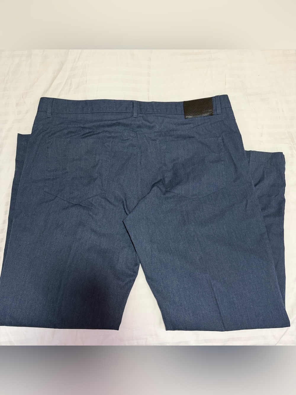 Calvin Klein Men's Navy Blue Casual Pants - Picture 2 of 3